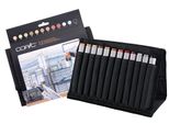 Copic Pennarello Professionale Confezione Da 24 Pezzi Con 12 Colori Architettonici