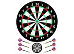 Best Sporting: Bersaglio Avvolto In Carta, Bifacciale, 6 Freccette In Ottone Incluse