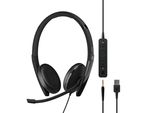 Epos Adapt 165T Usb Ii - Serie Adapt 100 - Cuffia - On-Ear - Cablata - Spina Da 3,5 Mm, USB-A - Nera - Certificata
