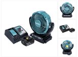 Makita Dcf 102 RT1 Ventilatore A Batteria 18 V 18 Cm + 1X Batteria 5,0 Ah + Caricabatterie