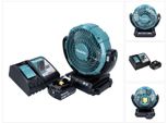 Ventilatore A Batteria Makita Dcf 102 RG1 18 V 18 Cm + 1X Batteria Ricaricabile 6,0 Ah + Caricabatterie