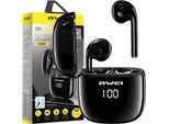 Cuffie Bluetooth Awei 5.0 T28P Tws+ Docking Station Nero/Nero