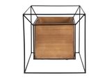 Piantana Clayre & Eef 21X21X21 Cm Ferro Nero