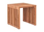 Tavolino Pego, Tavolo Angolare In Teak.