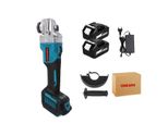 Smerigliatrice Angolare Elettrica, Motore Brushless, Ricaricabile, 2 Batterie Spina Ue