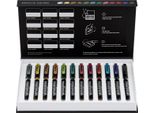 Pennarelli Acrilici Karin Realbrush Metallic, 12 Pezzi