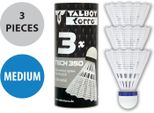 Talbot Torro479112 Talbot Torro Tech 350 Palla Da Badminton, Media, Bianco/Blu