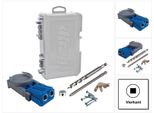 Kreg Jig R3 Starter Set ( R3 ) Set Completo Per Falegnami Sistema Di Giunzione Per Legno Con Dima Di Foratura R3, Punta, Bit, Arresto Di Profondità, Tasselli Per Legno, Viti E Esagono Incassato