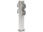 Presa Da Esterno A 4 Vie In Acciaio Inox, Presa Da Giardino A 230V Con Grado Di Protezione IP44 Per Aree Esterne