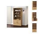 Vidaxl Libreria Vigo 85X35X170 Cm In Legno Di Pino Massiccio - Librerie & Librerie