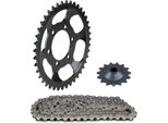 Set Di Catene 3 Pezzi Nero 15/41 Denti Per ZüNdapp C 50 Super Tipo 441-05