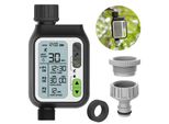 Hdeye Timer Intelligente Per L'irrigazione Del Giardino Con Sensore Pioggia, 3 Programmi Di Irrigazione, Schermo Lcd Da 3,5" ️"
