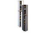 Vcm Holz-Schuhschrank MaßE: B. 30 X H. 183 X T. 33 Cm Allzweckschrank 9 FäCher 2 DrehtüRen - Salia Breite 30 Cm