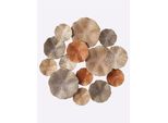 Wanddekoobjekt Heine Home, Bunt (Natur, Bunt), B:90Cm H:89Cm T:6,5Cm, Wanddekoobjekte