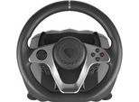 Genesis Genesis Seaborg 400 Nero, Argento Volante Usb + Pedali Nintendo Switch, Pc, Playstation 4, Playstation 3, Xbox 360, Xbox One, Xbox One S, Xbox One X