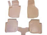 Tappetini In Gomma Per Auto Skoda Superb Ii. 2008-2015 (Beige)