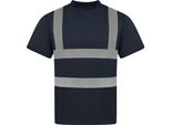 Korntex Kxs | Maglietta Da Lavoro Hi-Viz Da Uomo En Iso 20471 - Colore: Navy - Taglia: 5XL