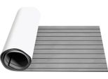 Jopassy Pavimentazione Tappetino Teak Decking Barca Marina Pavimentazione Eva Schiuma Antiscivolo, Per Barche Yacht Pavimentazione Marina, 1Pcs 240X90Cm Striscia (Grigio)