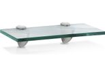 Jopassy Mensola In Vetro 30X10X0,8 Cm Con Supporto Mensola In Vetro Mensola Da Parete Mensola Da Bagno Mensola Da Appendere Vetro Trasparente