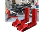 Swanew Cavalletto Per Moto Come Ausilio Di Montaggio Per Ruota Anteriore Ruota Posteriore, Adatto Per Pneumatici Da 8-24 Pollici 2 Pezzi