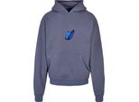 Mr. Tee Le Papillon Heavy Oversize Hoody Vintageblue - M