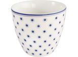 Greengate Latte Cup Harriet Bianco Con Fiori Tazza Da Caffè 300 Ml