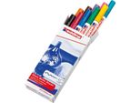 Edding 751 Nero - Blu - Marrone - Verde - Azzurro - Arancione - Rosa - Rosso - Viola - Giallo 10 Pezzi (4-751-9-999)