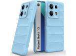 Custodia Per Xiaomi Redmi Note 13 4G Custodia Protettiva In Silicone Tpu Morbido Antiurto Blu