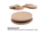 Tappetini Fissaggio Mercedes (Beige) 4 Pezzi Clip Supporto Auto Tappeto Occhiello Set