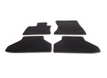 Tappetini Adatti Per Bmw X6 M (E71) Tappetini Auto Premium Velours 4 Pezzi Tappetini Auto Qualità Originale Nero, Rosso, Blu