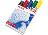 Edding 800 Permanent-Marker MeißEl Schwarz - Blau - GrüN - Rot - Gelb 5 StüCk(E) (4-800999)