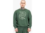 Felpa Uomo Girocollo Regular Fit Spirit Sweat Verde/Verde Xl Tapout