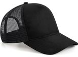 Beechfield B643 | Suede Snapback Trucker - Chiusura A Scatto - Colore: Nero - Taglia: Unica