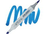 Copic Sketch Bifacciale Pennello E Scalpello, FB2 Blu Fluorescente Opaco