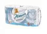 Almusso, Carta Igienica Decorato, Grigio, 6 Rotoli