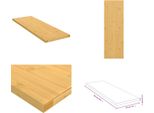 Vidaxl Scaffale A Muro 60X20X1,5 Cm In Bambù - Scaffale A Muro - Scaffale A Muro - Scaffale Portaoggetti - Scaffale Galleggiante