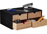 Organizzatore Da Tavolo Relaxdays Con 4 Cassetti