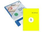 Rillprint B84222 Rillprint Etichette Fluorescenti, 105 X 148 Mm, Marcio