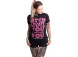 Maglietta Girocollo Yakuza Insult Urban Donna, Nero, M