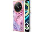 Custodia Per Xiaomi Redmi A3, Custodia In Silicone Tpu A Fantasia, Paraurti Antiurto Rosa