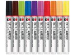 Marabu 115000000200 Marcatore Tessile Marabu "Textile Marker"", Set Di 10 Pezzi"