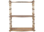 Clayre & Eef Mensola A Muro 60X22X76 Cm Metallo Color Oro