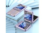 Custodia Per Samsung Galaxy Z Flip 6 / Z Flip 7 Fe Custodia Protettiva Galvanizzata Con Protezione Della Cerniera Viola