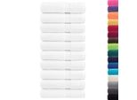 Vidaxl Asciugamani Da Doccia Premium Solund 10 Pz. Bianco 70X140 Cm 600 G/M²