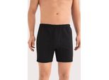 4 Confezioni Di Boxer Da Uomo Larghi E Lunghi Neri M-5 Slip Mutande 100% Cotone K-61