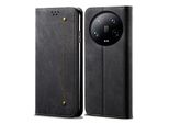 Custodia Per Xiaomi 14 Ultra, Custodia A Portafoglio In Pelle Con Chiusura Magnetica E Supporto Nero
