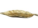 Piatto Decorativo Foglia Vassoio Decorativo Vassoio Decorazione Casa Alluminio Oro 21 Cm