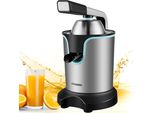 Steinborg Spremiagrumi Elettrico Motore Di Lunga Durata 800 Watt In Acciaio Inox Spremiagrumi Elettrico Auto-Start-Stop Spremiagrumi