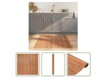 The Living Store Tappeto Rettangolare Nature 100X100 Cm Bamboo