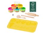 Roba X Play-Doh Starter Set - Tappetino Creativo 3D, Strumenti In Legno 6 Barattoli Per Modellare - Regalo Creativo Ed Educativo - Per Bambini Dai 3 Anni In Su